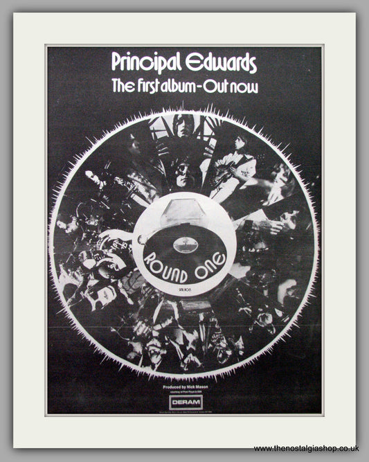 Principle Edwards. Debut Album. Vintage Advert 1974 (ref AD9610)