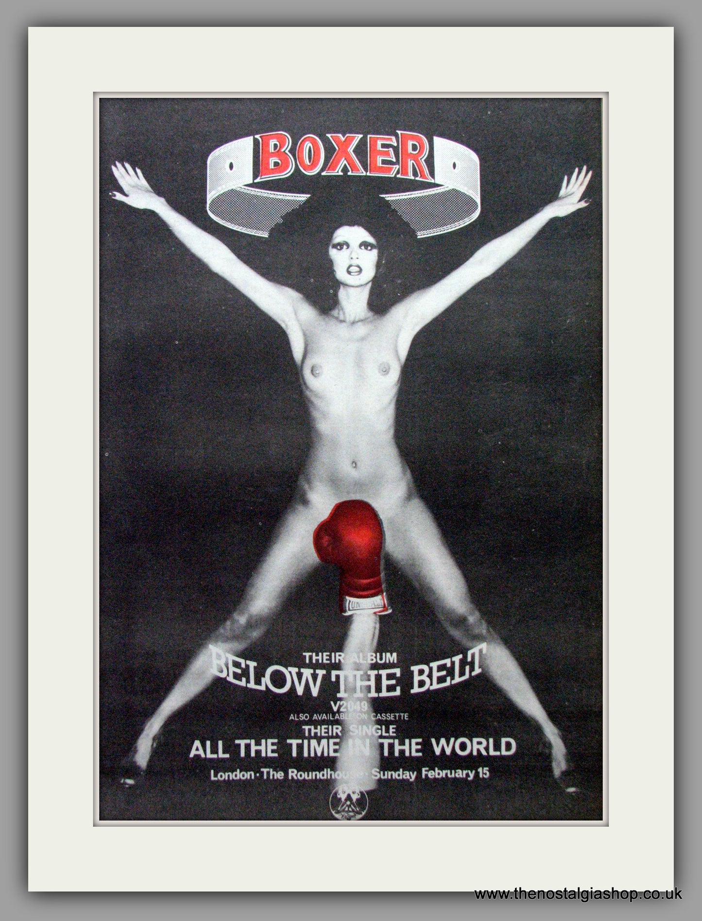 Boxer. Below The Belt. Vintage Advert 1976 (ref AD9621)