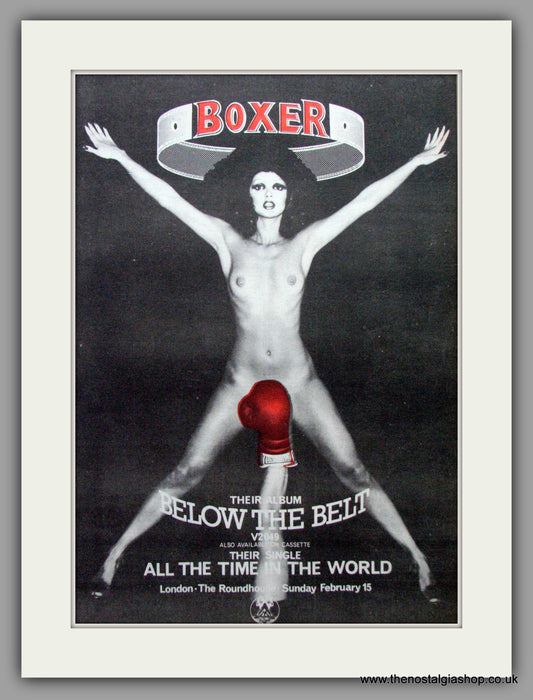 Boxer. Below The Belt. Vintage Advert 1976 (ref AD9621)