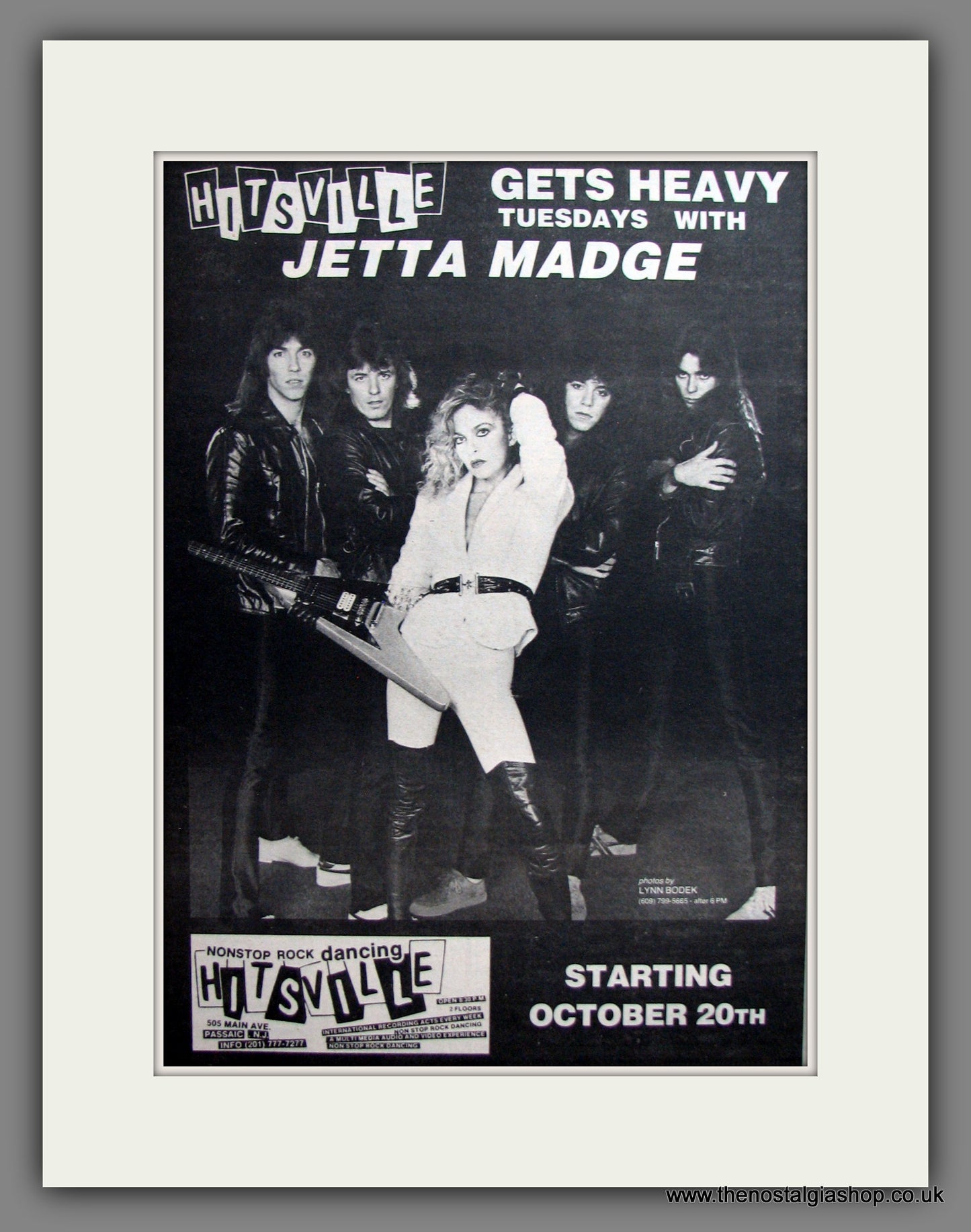 Jetta Madge Hitsville. Original Advert 1981 (ref AD12411)