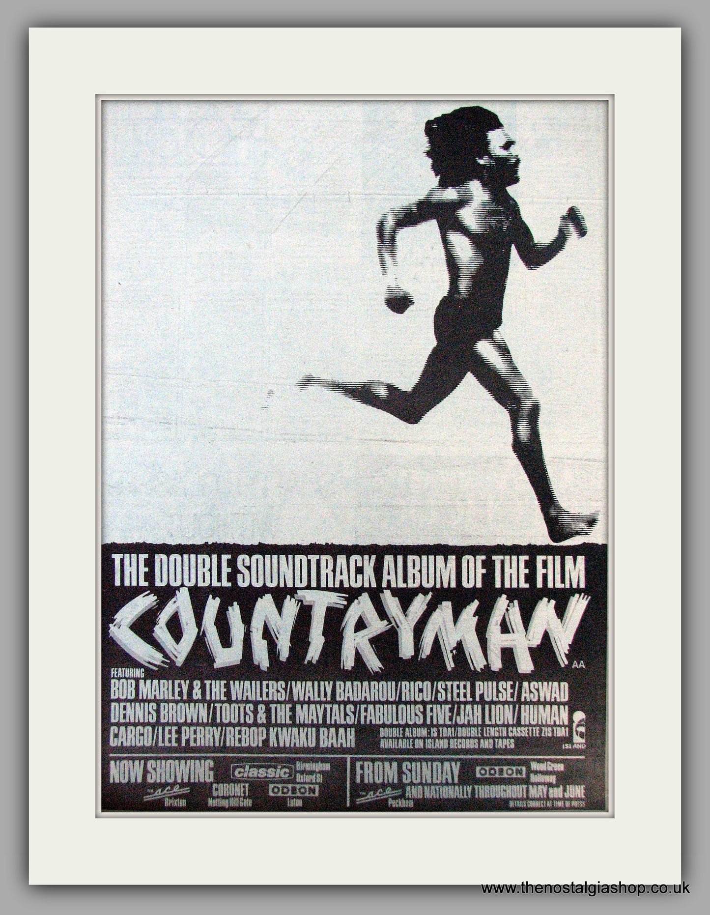 Countryman Soundtrack Album. Vintage Advert 1982 (ref AD9706)