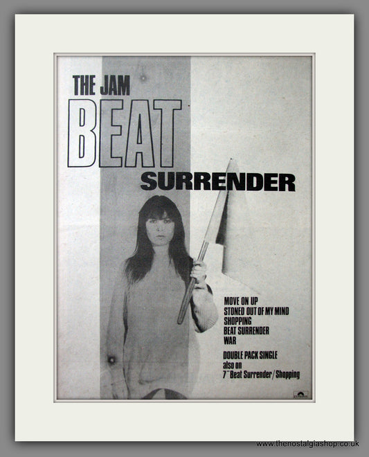 Jam (The) Beat Surrender. Original Advert 1982 (ref AD12533)