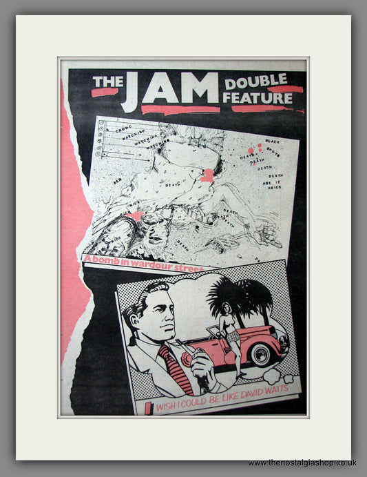 Jam (The) Double Feature. Original Advert 1978 (ref AD12537)