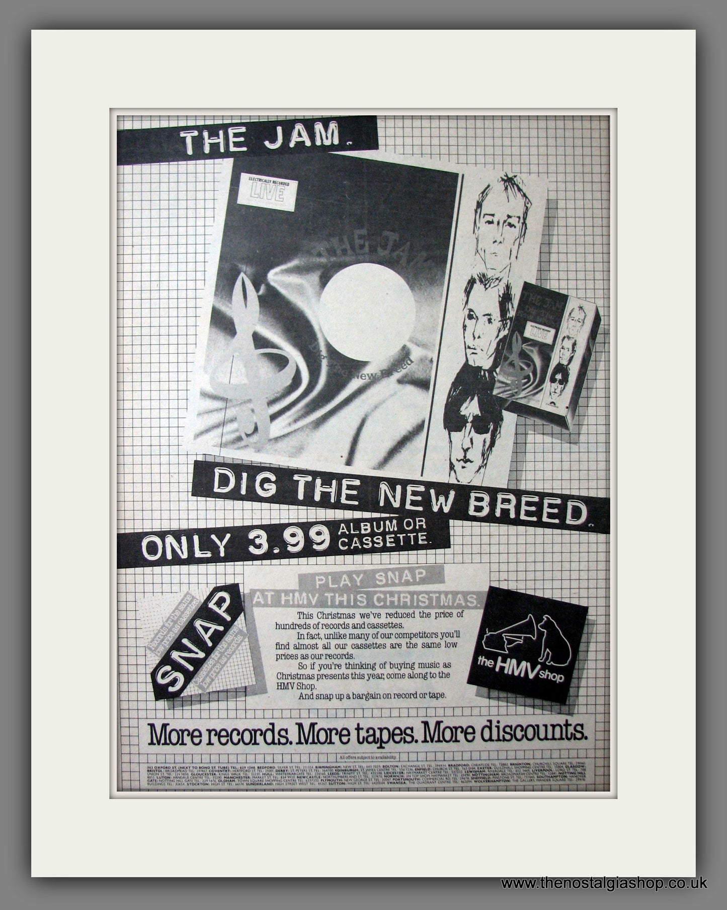 Jam (The) Dig The New Breed. Original Advert 1982 (ref AD12540)