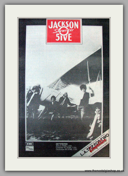 Jackson Five. Skywriter. Vintage Advert 1973 (ref AD9725)