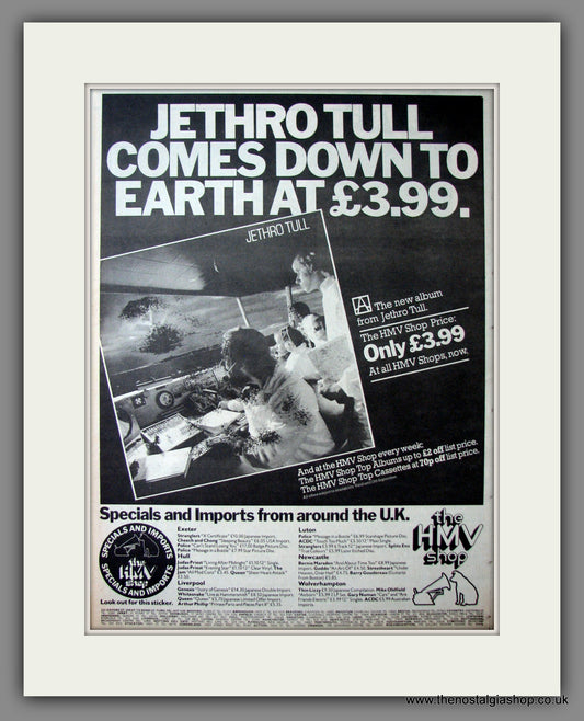 Jethro Tull A. Original Advert 1980 (ref AD12561)