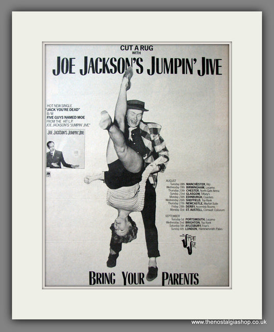 Joe Jackson's Jumpin' Jive. Original Advert 1981 (ref AD12570)