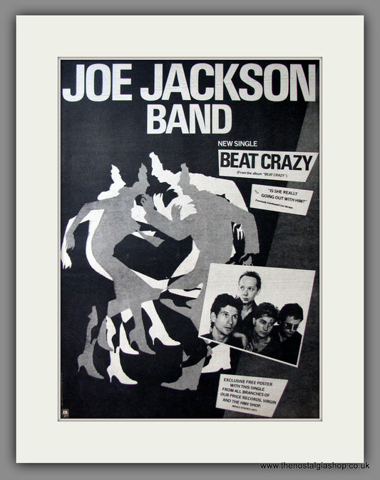 Joe Jackson Beat Crazy. Original Advert 1981 (ref AD12580)