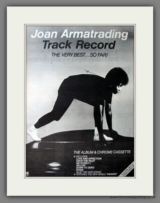 Joan Armatrading, Track Record. Original Advert 1983 (ref AD12595)