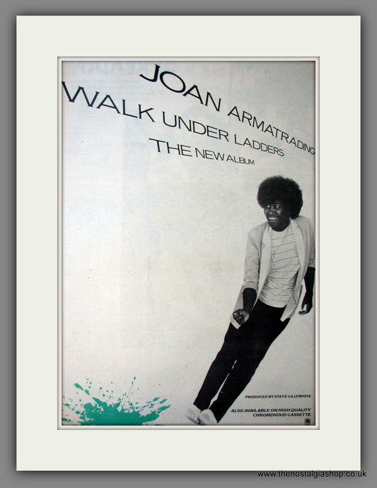 Joan Armatrading, Walk Under Ladders. Original Advert 1981 (ref AD12597)