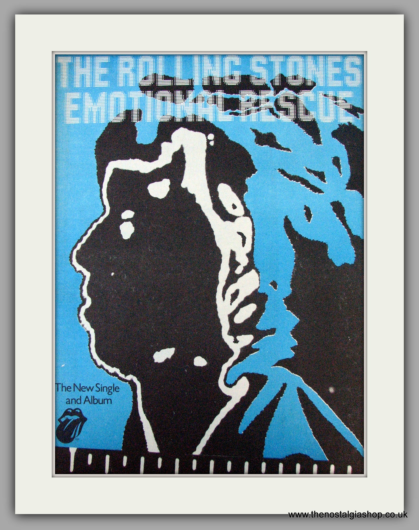 Rolling Stones. Emotional Rescue. Vintage Advert 1980 (ref AD9796)