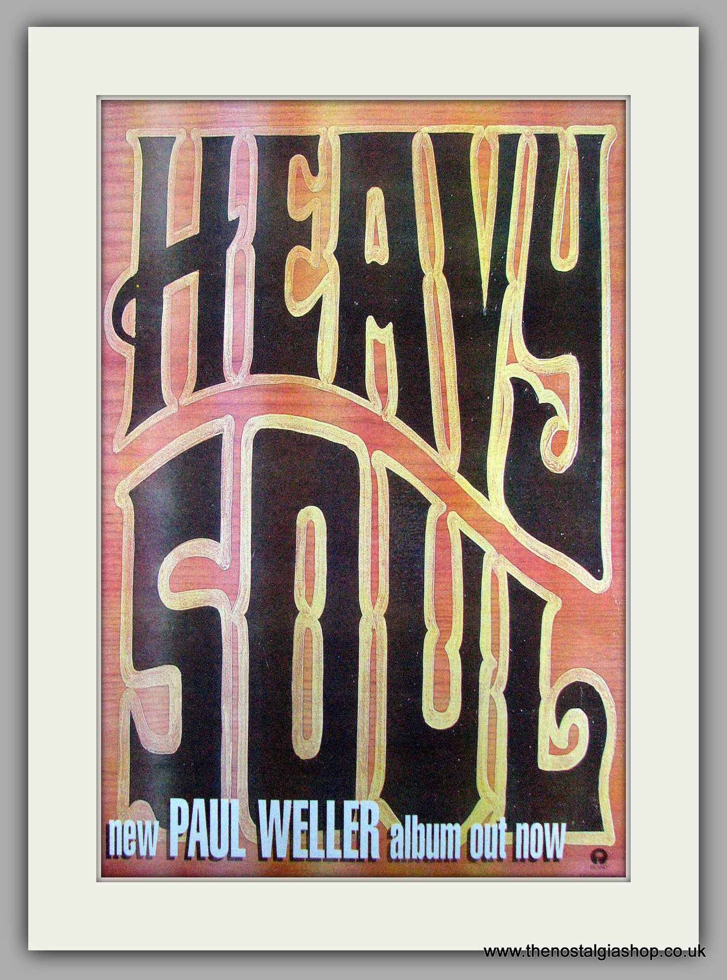 Paul Weller. Heavy Soul. Vintage Advert 1997 (ref AD9802)