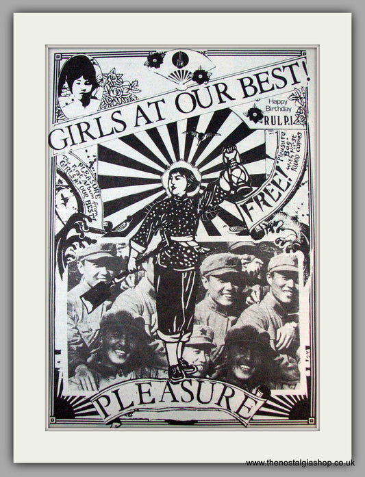 Girls At Our Best. Pleasure. Vintage Advert 1981 (ref AD9809)