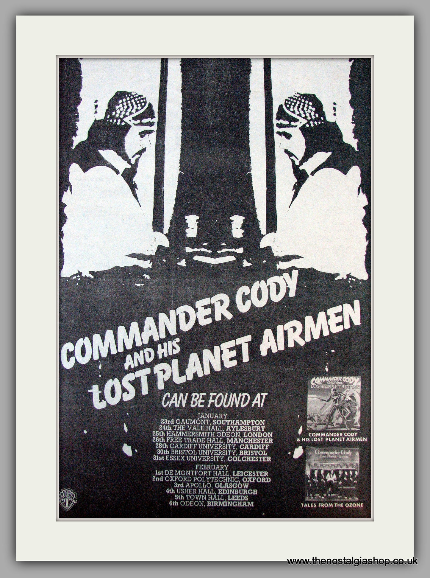 Commander Cody Tour Dates 1976. Vintage Advert 1976 (ref AD9882)