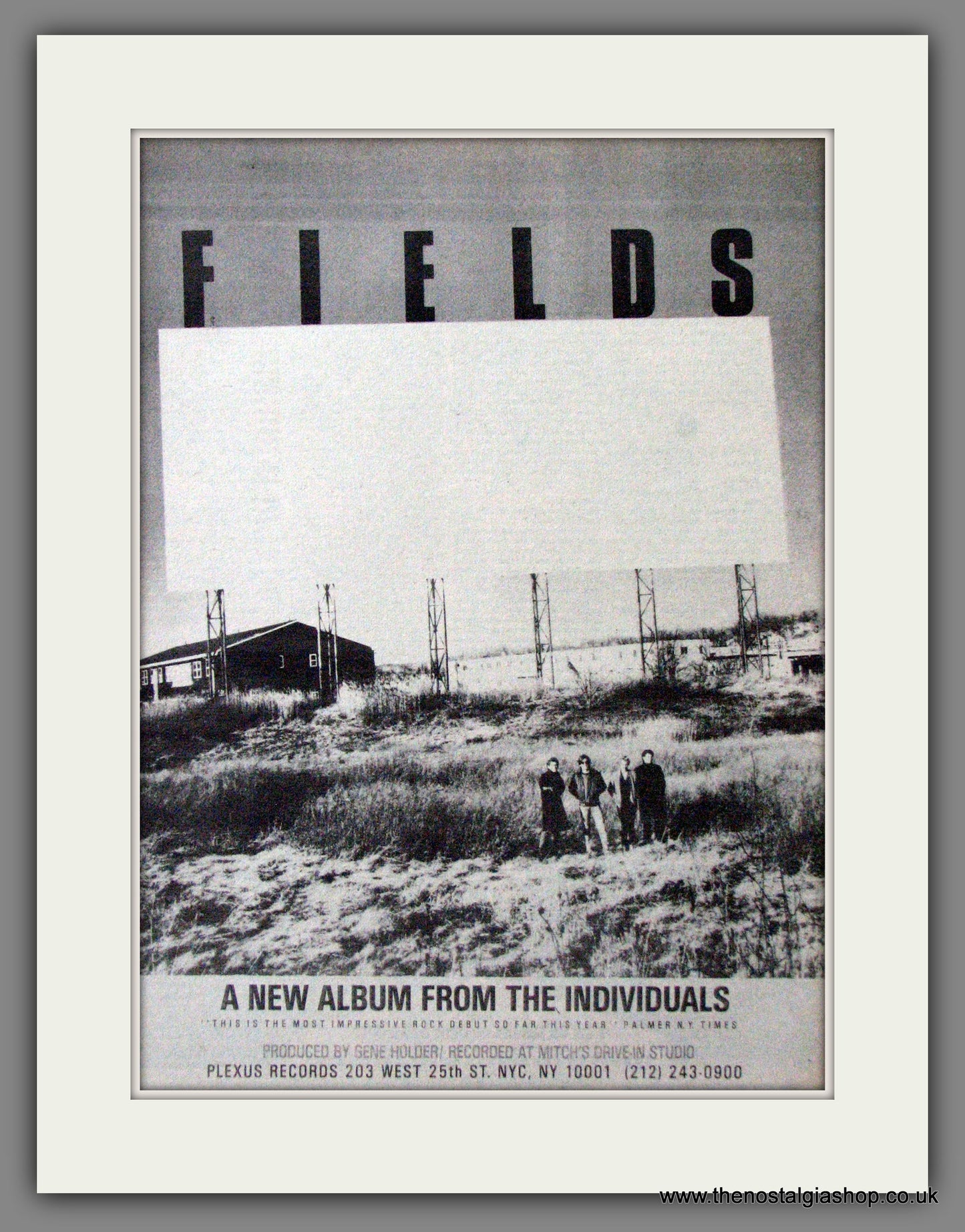 Individuals (The) Fields. Original Advert 1982 (ref AD12136)