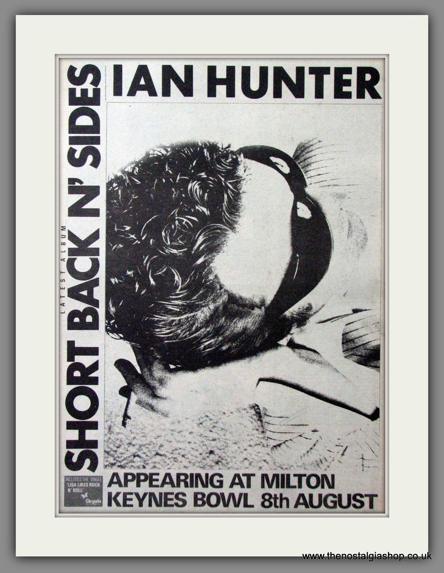 Ian Hunter. Short Back N' Sides. Original Advert 1981 (ref AD12154)