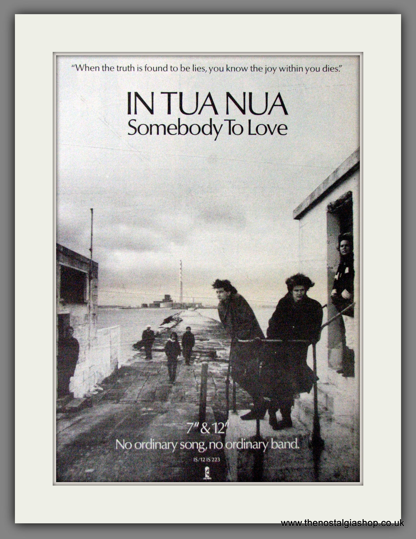 In Tua Nua. Somebody To Love. Original Advert 1985 (ref AD12163)