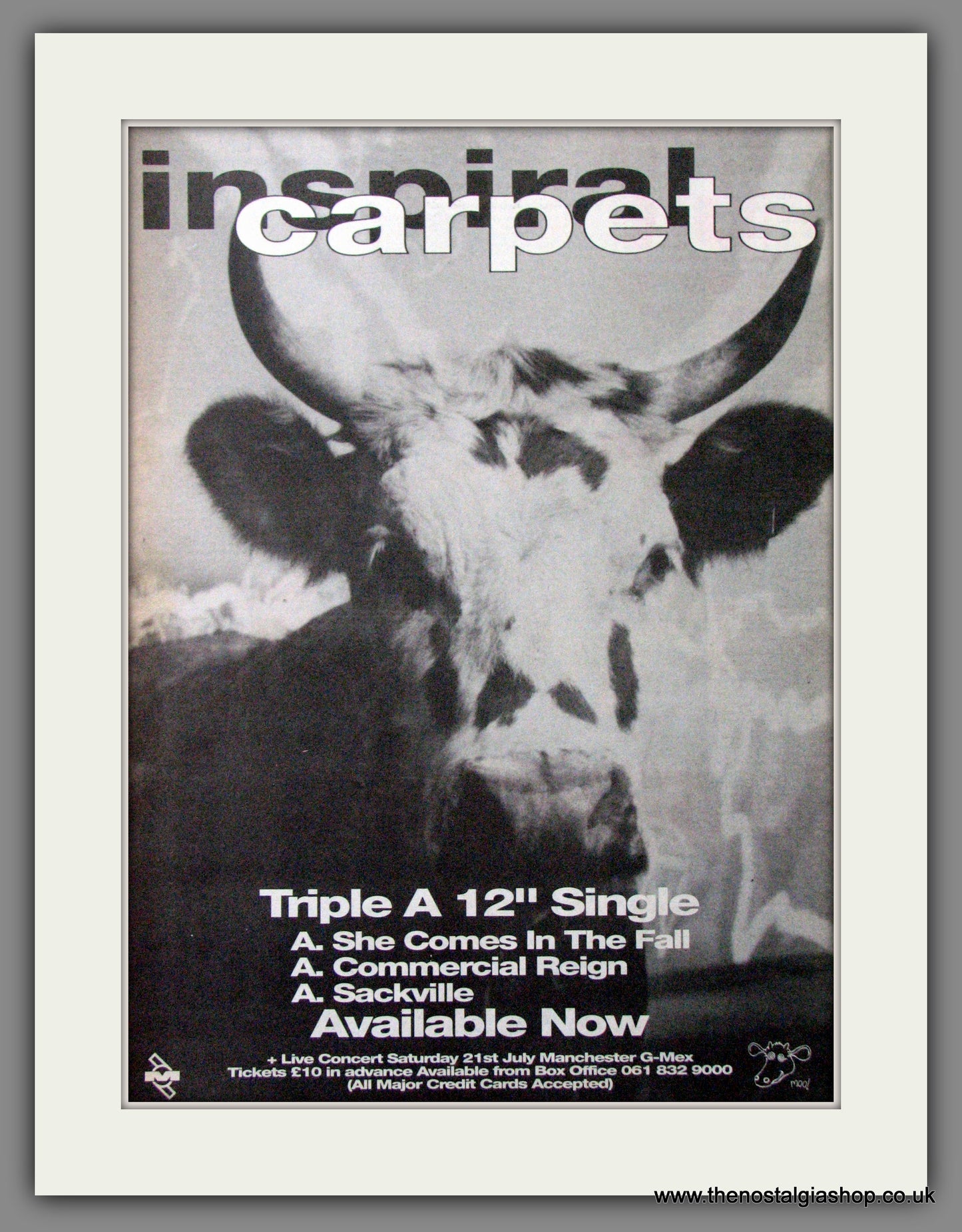 Inspiral Carpets. She Comes In The Fall. Original Advert 1990 (ref AD12165)