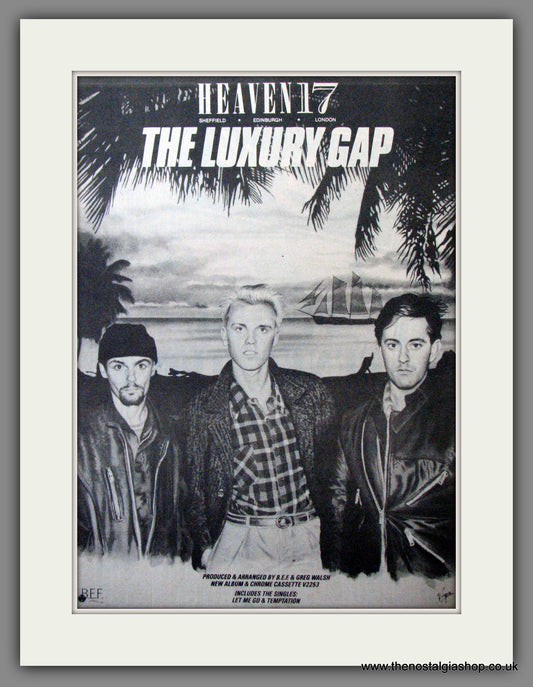 Heaven 17. The Luxury Gap. Original Advert 1983 (ref AD12224)