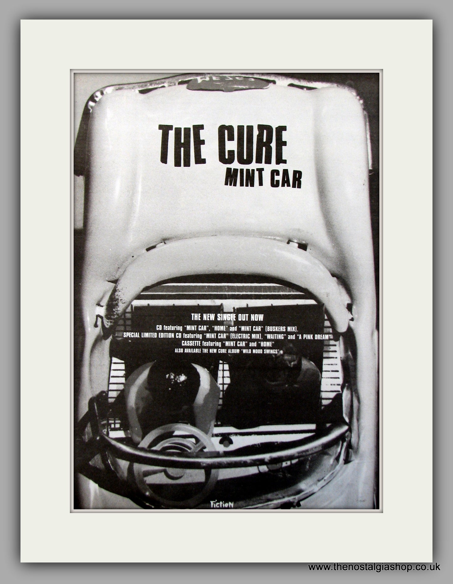 Cure (The) Mint Car. Vintage Advert 1996 (ref AD10113)