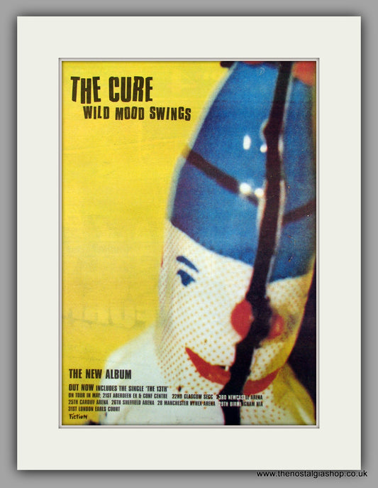 Cure (The) Wild Mood Swings. Vintage Advert 1996 (ref AD10115)