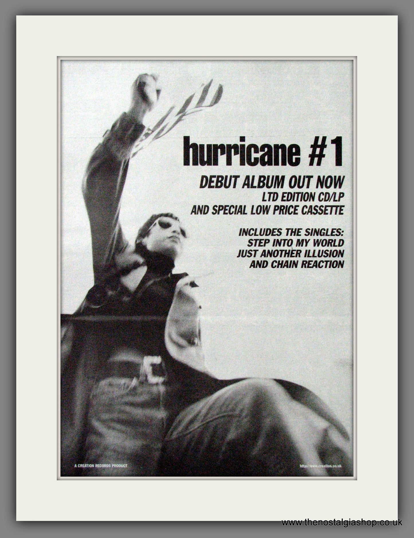 Hurricane No.1 Debut Album. Original Advert 1997 (ref AD12252)