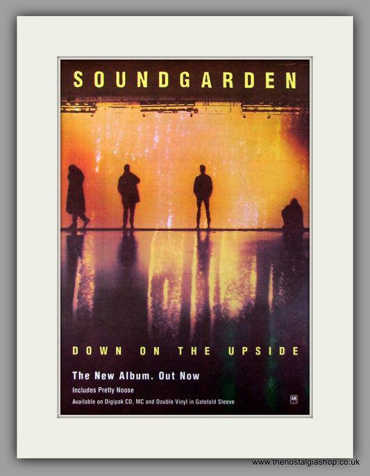 Soundgarden. Down on The Upside. Original Vintage Advert 1996 (ref AD10117)