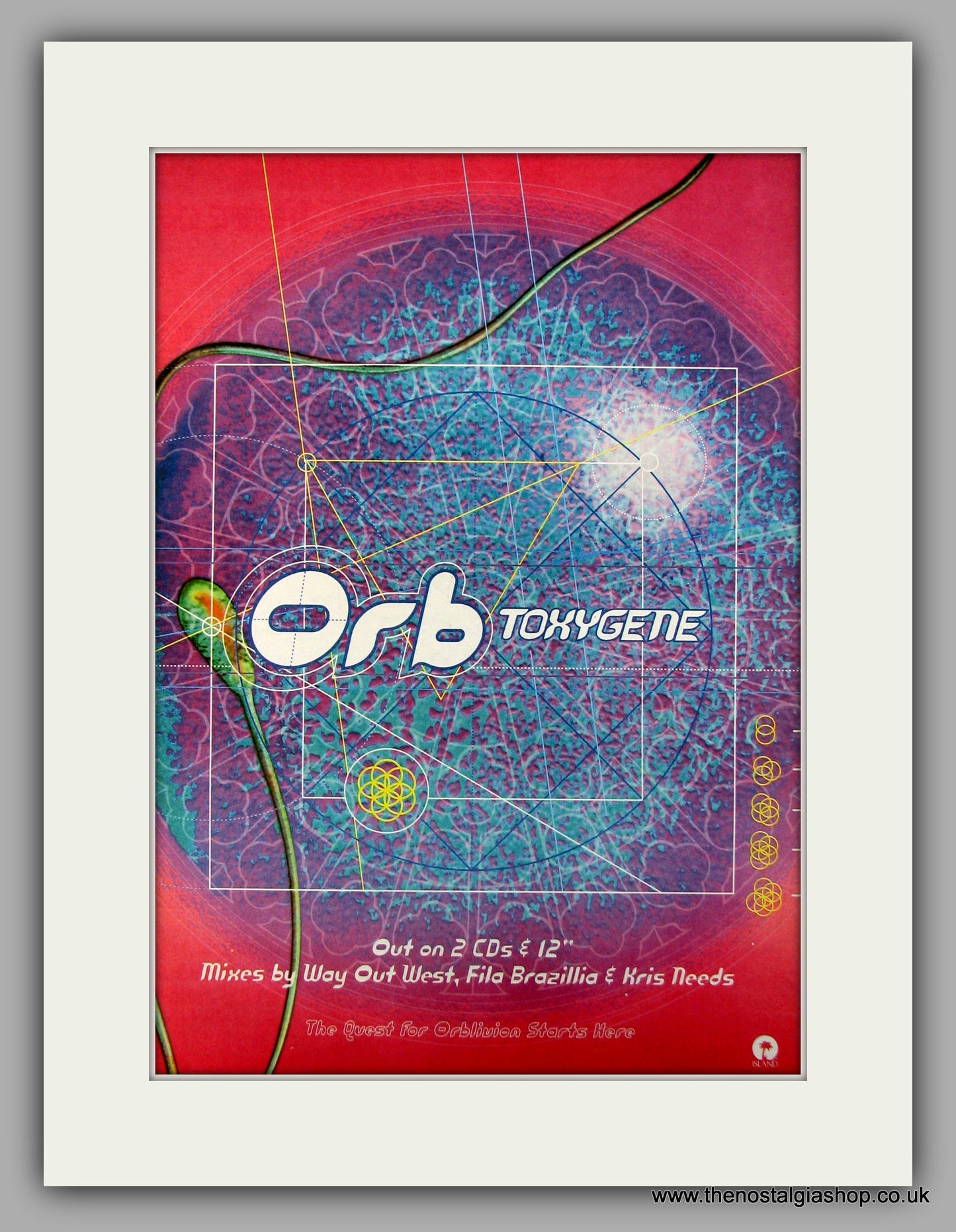 Orb Toxygene. Original Vintage Advert 1997 (ref AD10129)