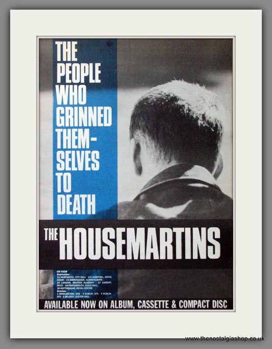 Housemartins. The People Who Grinned Themselves To Death. Original Advert 1987 (ref AD12267)