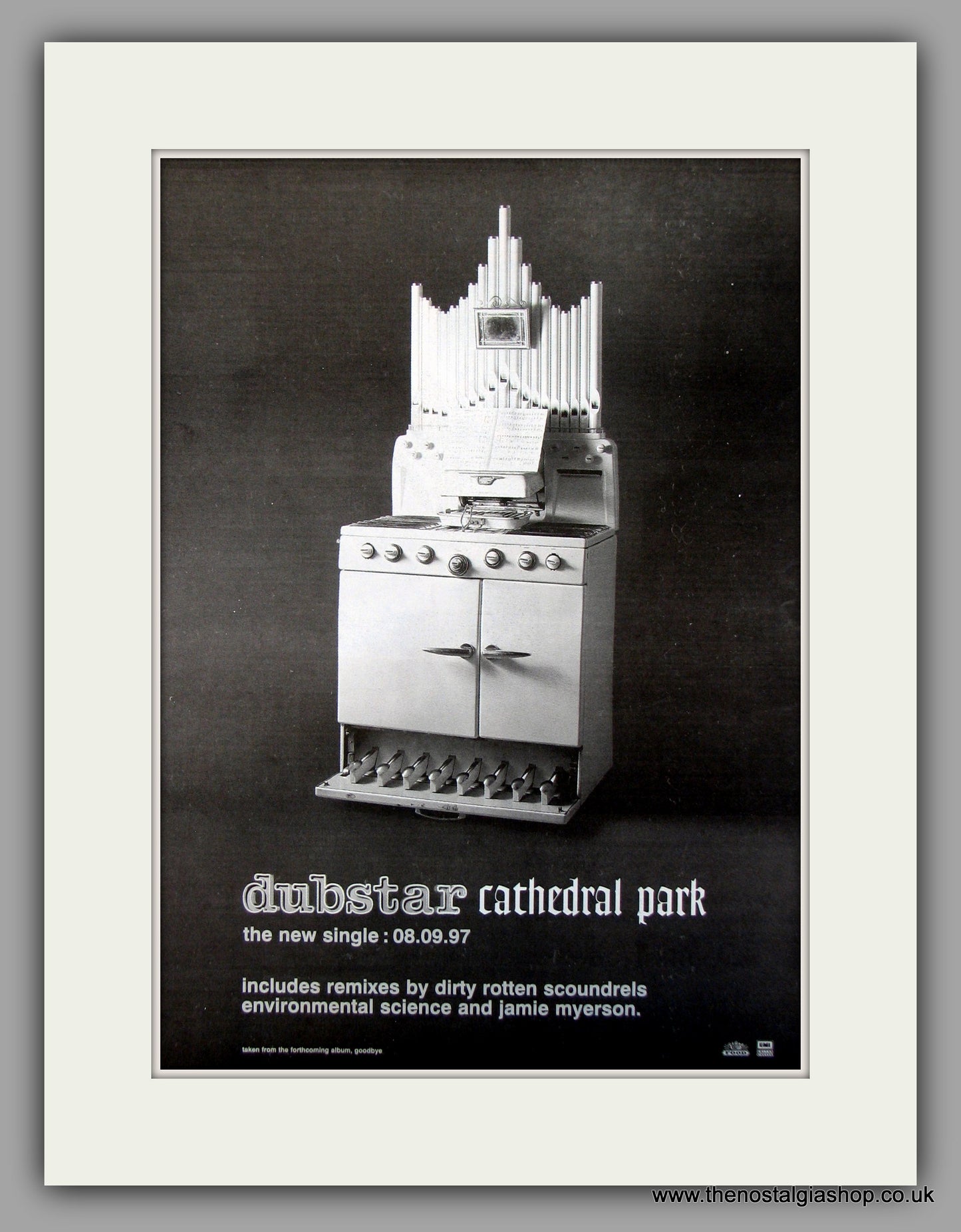 Dubstar Cathedral Park. Original Vintage Advert 1997 (ref AD10130)