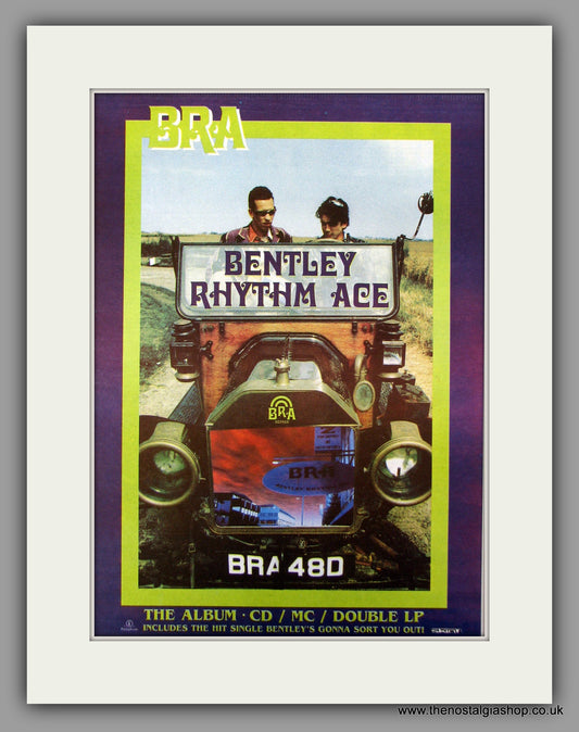 Bra Bentley Rhythm Ace . Original Vintage Advert 1997 (ref AD10131)