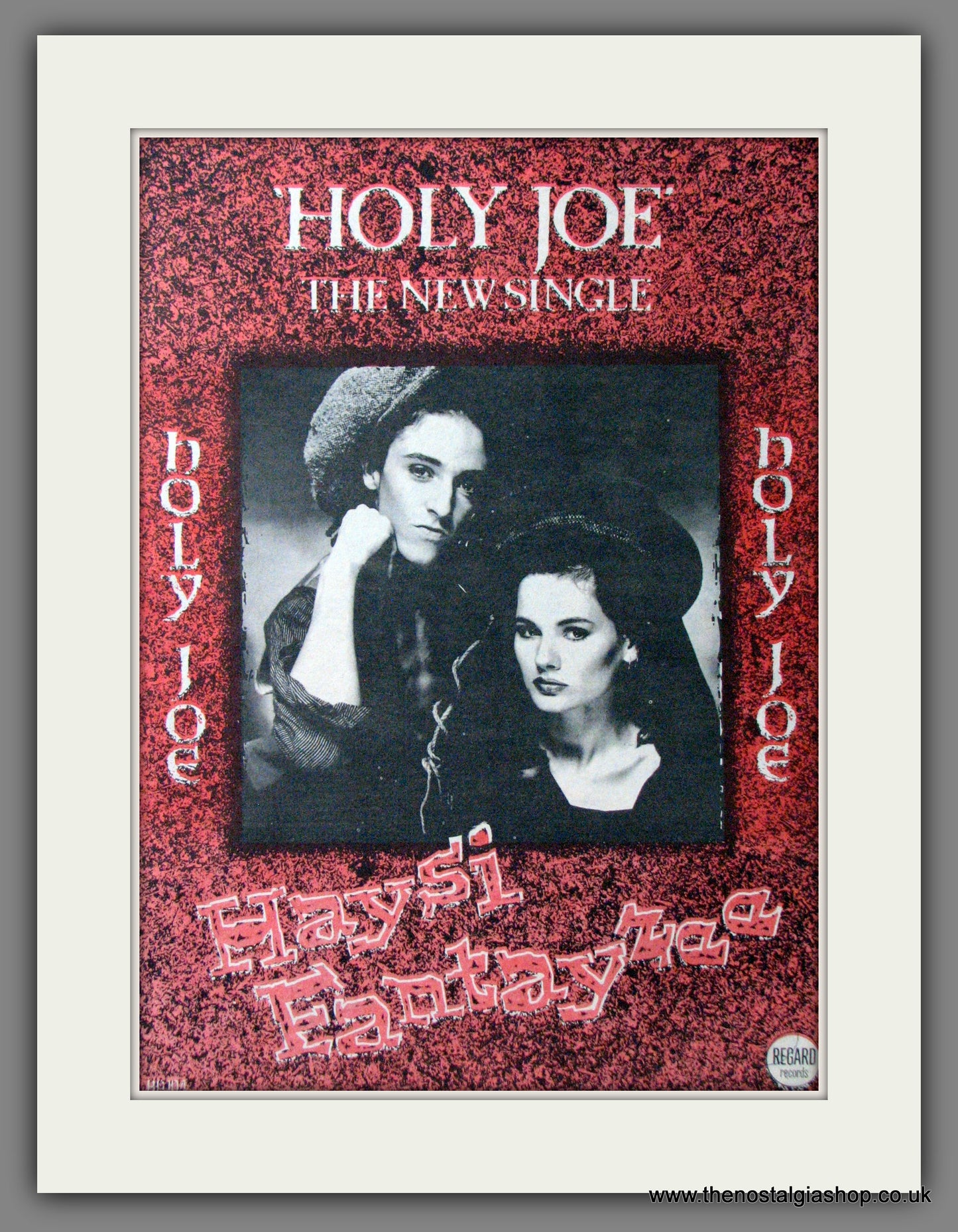 Haysi Fantayzee. Holy Joe. Original Advert 1982 (ref AD12269)