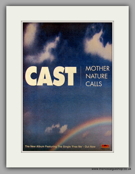 Cast Mother Nature Calls.  Original Vintage Advert 1997 (ref AD10136)