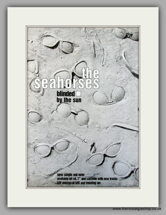 Seahorses (The) Blinded By The Sun.  Original Vintage Advert 1997 (ref AD10140)