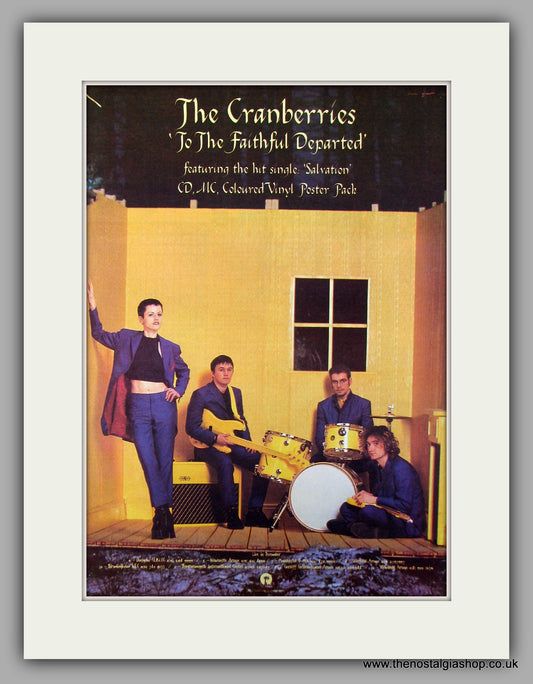 Cranberries (The) To The Faithful Departed.  Original Vintage Advert 1996 (ref AD10157)