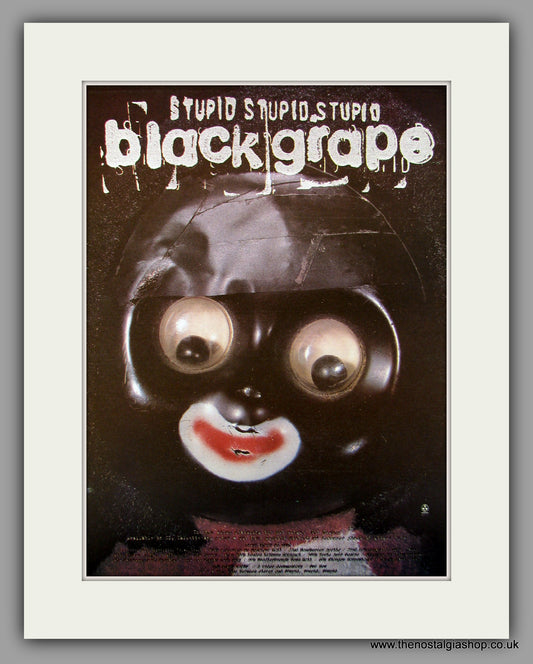 Black Grape Stupid Stupid Stupid.  Original Vintage Advert 1997 (ref AD10161)