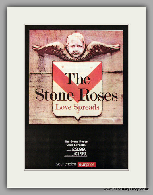 Stone Roses (The) Love Spreads.  Original Vintage Advert 1994 (ref AD10164)