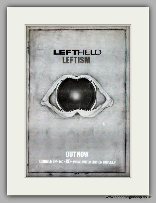 Leftfield Leftism.  Original Vintage Advert 1995 (ref AD10168)