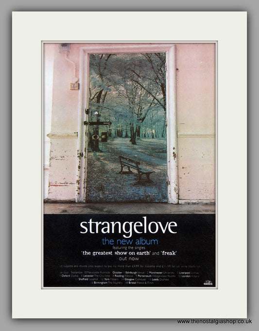 Strange Love The New Album.  Original Vintage Advert 1997 (ref AD10181)