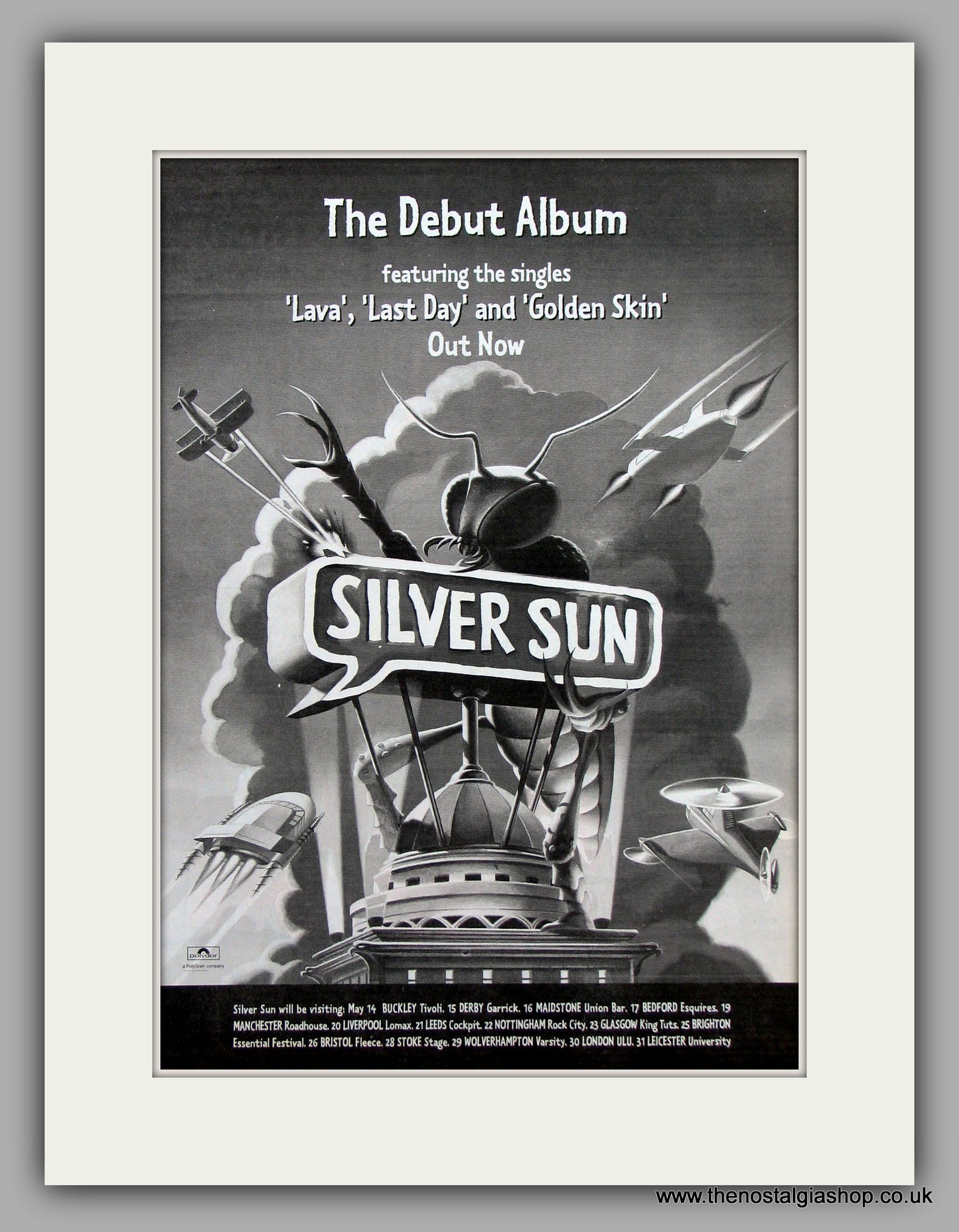 Silver Sun The Debut Album.  Original Vintage Advert 1997 (ref AD10188)