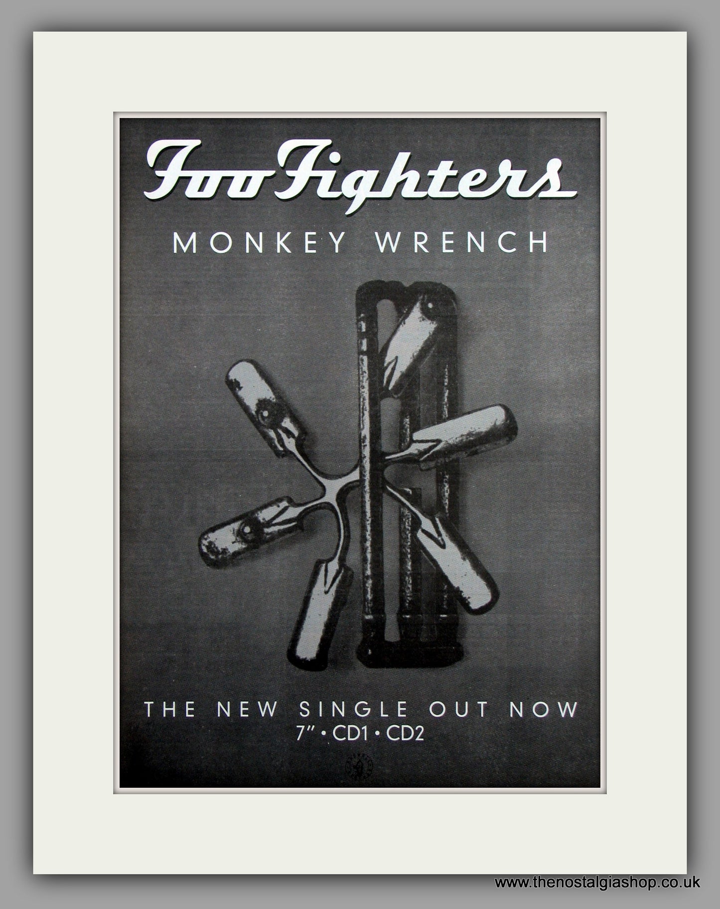 Foo Fighters Monkey Wrench.  Original Vintage Advert 1997 (ref AD10194)