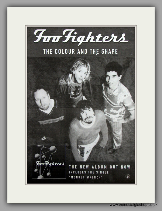 Foo Fighters The Colour And The Shape.  Original Vintage Advert 1997 (ref AD10196)