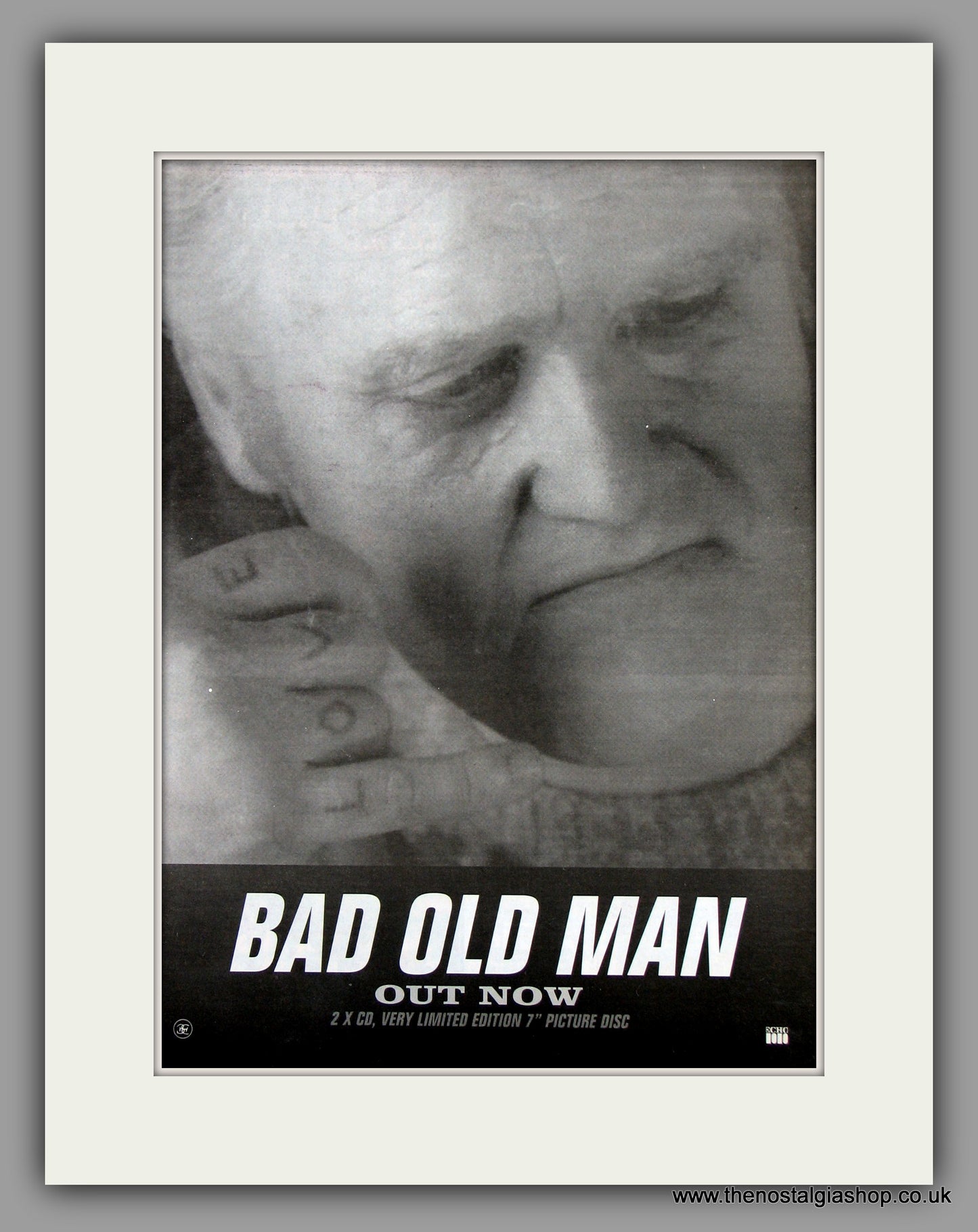 Baby Bird Bad Old Man.  Original Vintage Advert 1998 (ref AD10217)