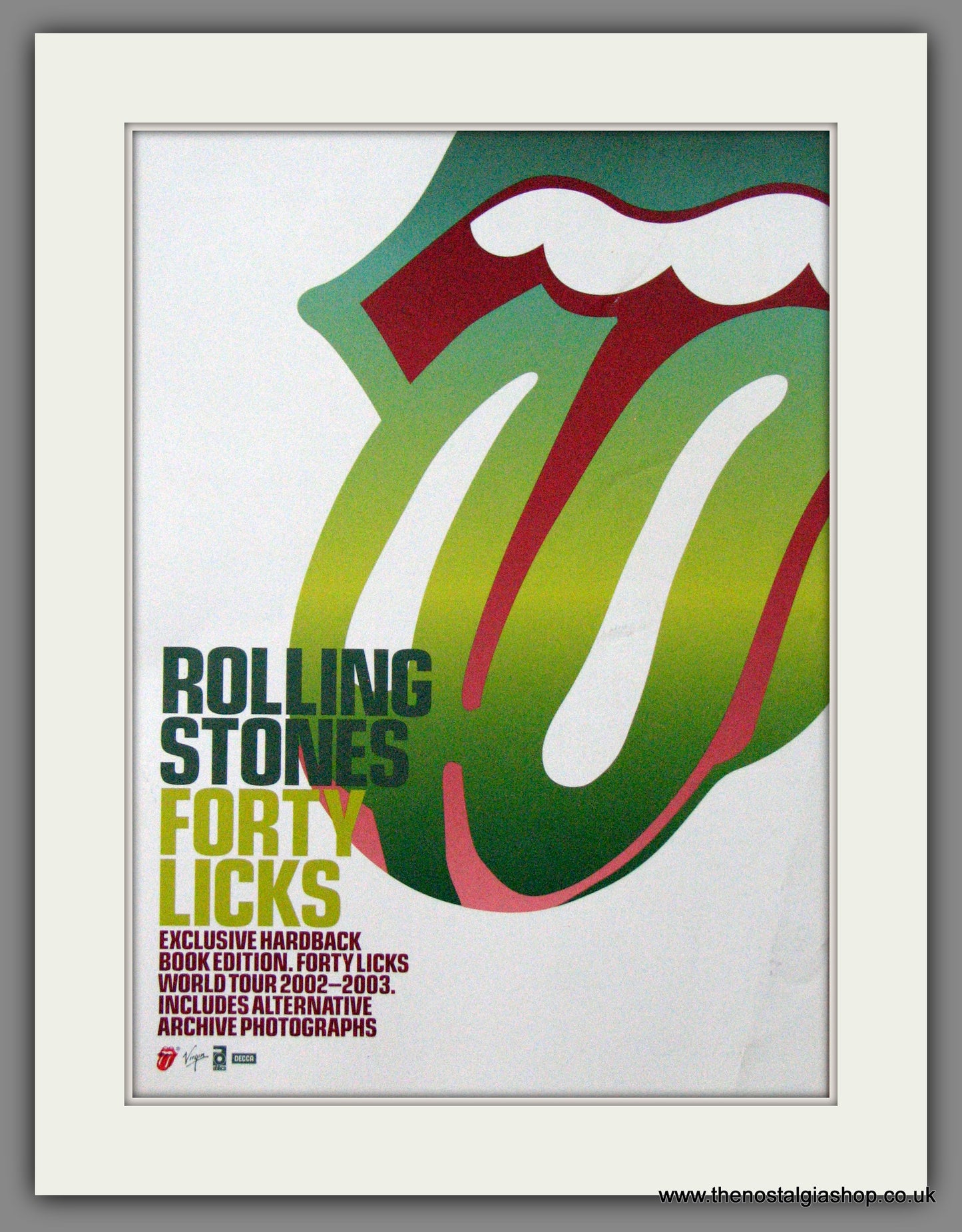 Rolling Stones. Forty Licks. Original advert 2003 (ref AD55011)