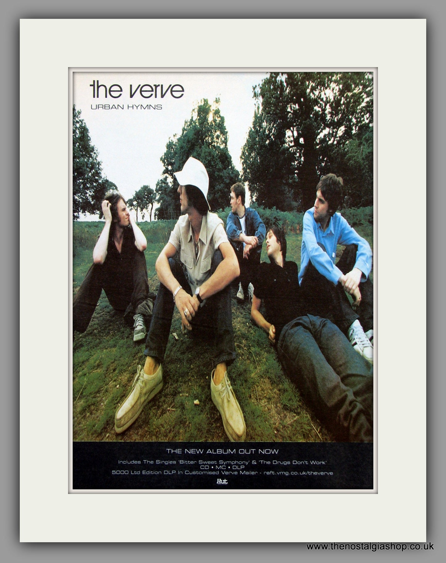 Verve (The) Urban Hymns.  Original Vintage Advert 1997 (ref AD10227)