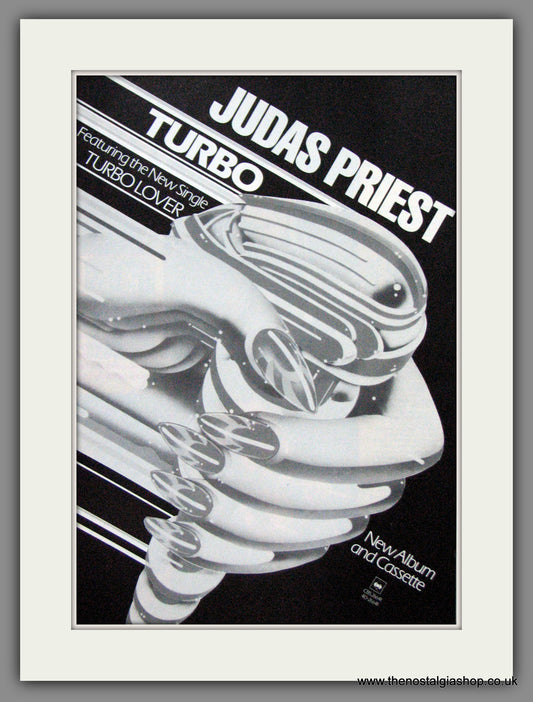 Judas Priest. Turbo. 1986 Original Advert (ref AD55017)