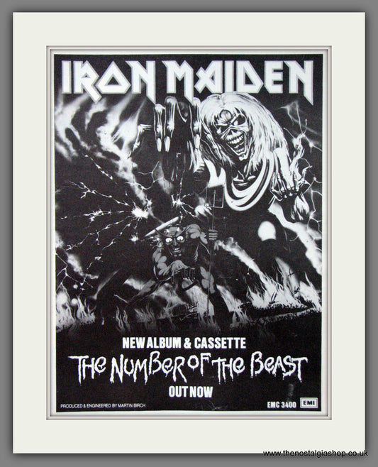 Iron Maiden. The Number of The Beast. 1982. Original Advert (ref AD55037)