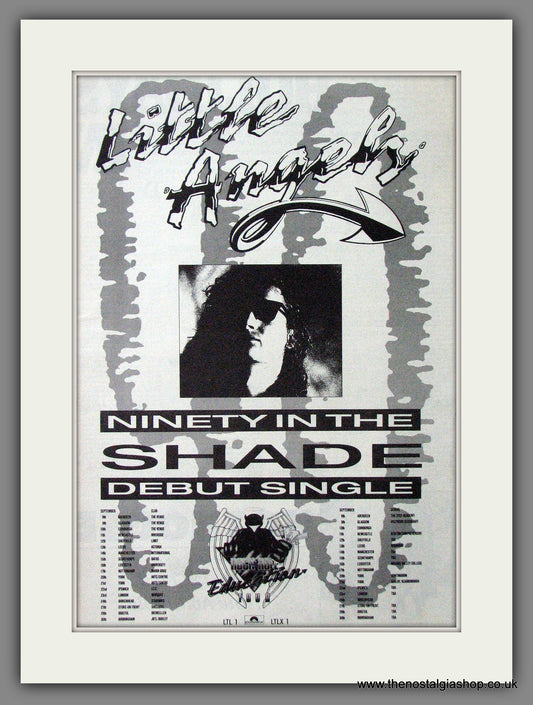 Little Angels Ninety In The Shade. Original Advert 1988 (ref AD12627)