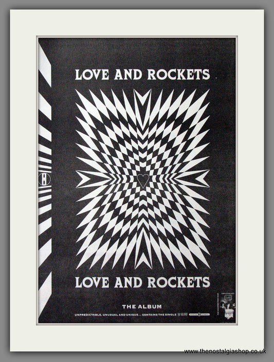 Love And Rockets The Haunted Fish Tank. Original Advert 1989 (ref AD12629)