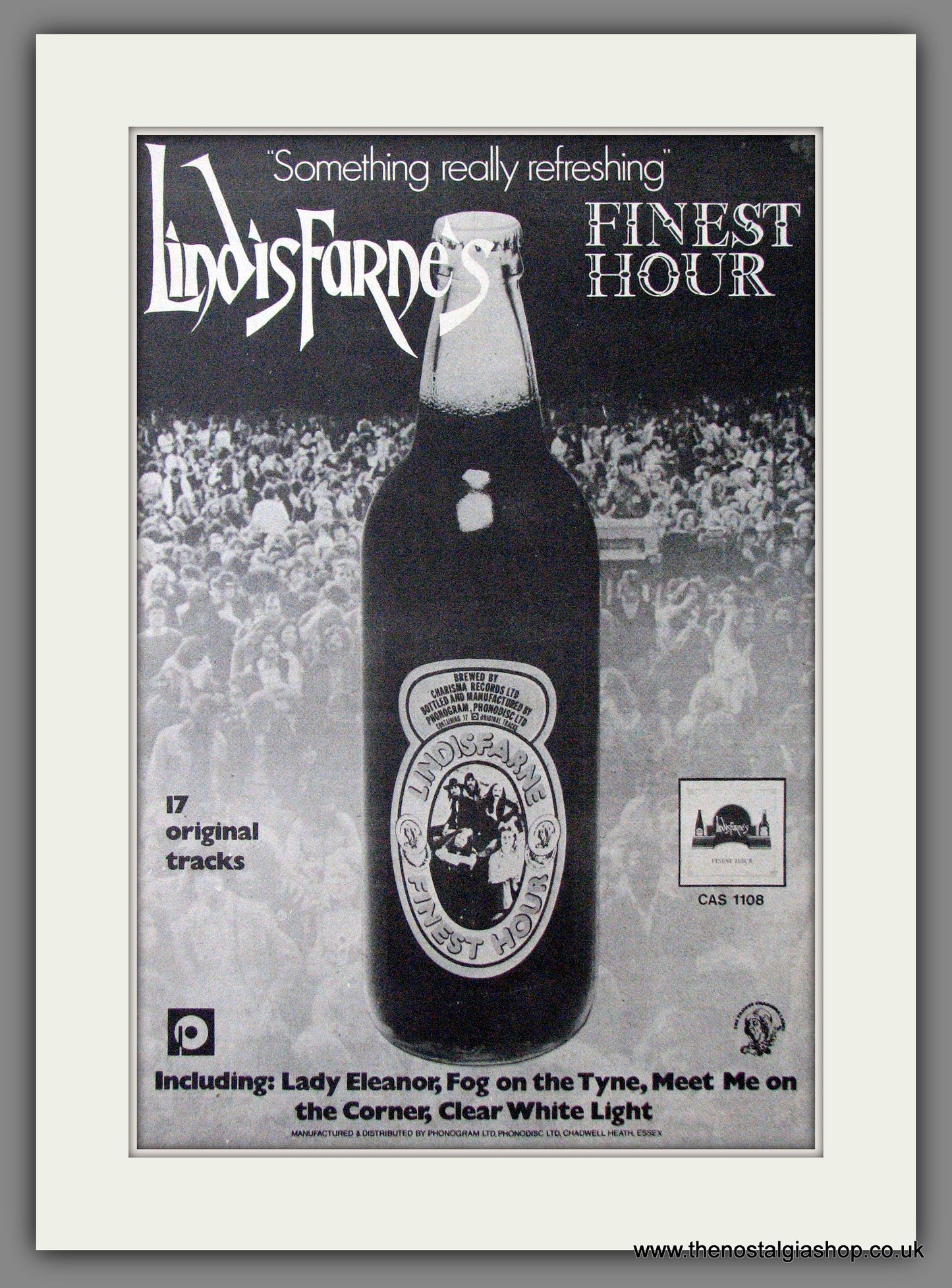 Lindisfarne Finest Hour. Original Advert 1975 (ref AD12634)